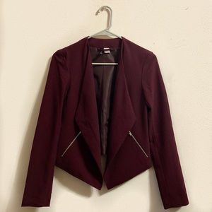 Burgundy dress jacket
